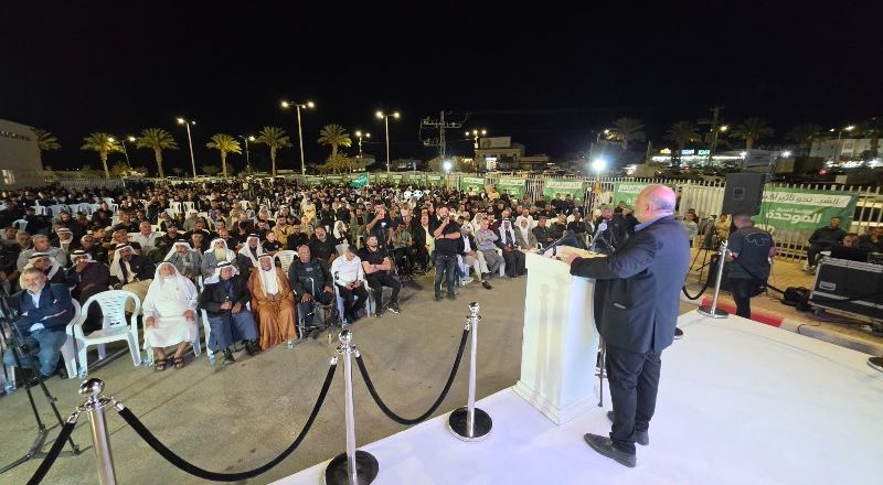 مهرجان حاشد للموحدة في شقيب السلام: نحو أوسع مشاركة بالانتخابات لتغيير هذه الحكومة