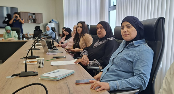 شبكة الرياديات في مركز مساواة تلتقي رئيس المجلس المحلي في جسر الزرقاء