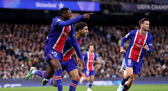 سان جيرمان يهزم سيتي 4-2 في مواجهة مثيرة بدوري الأبطال
