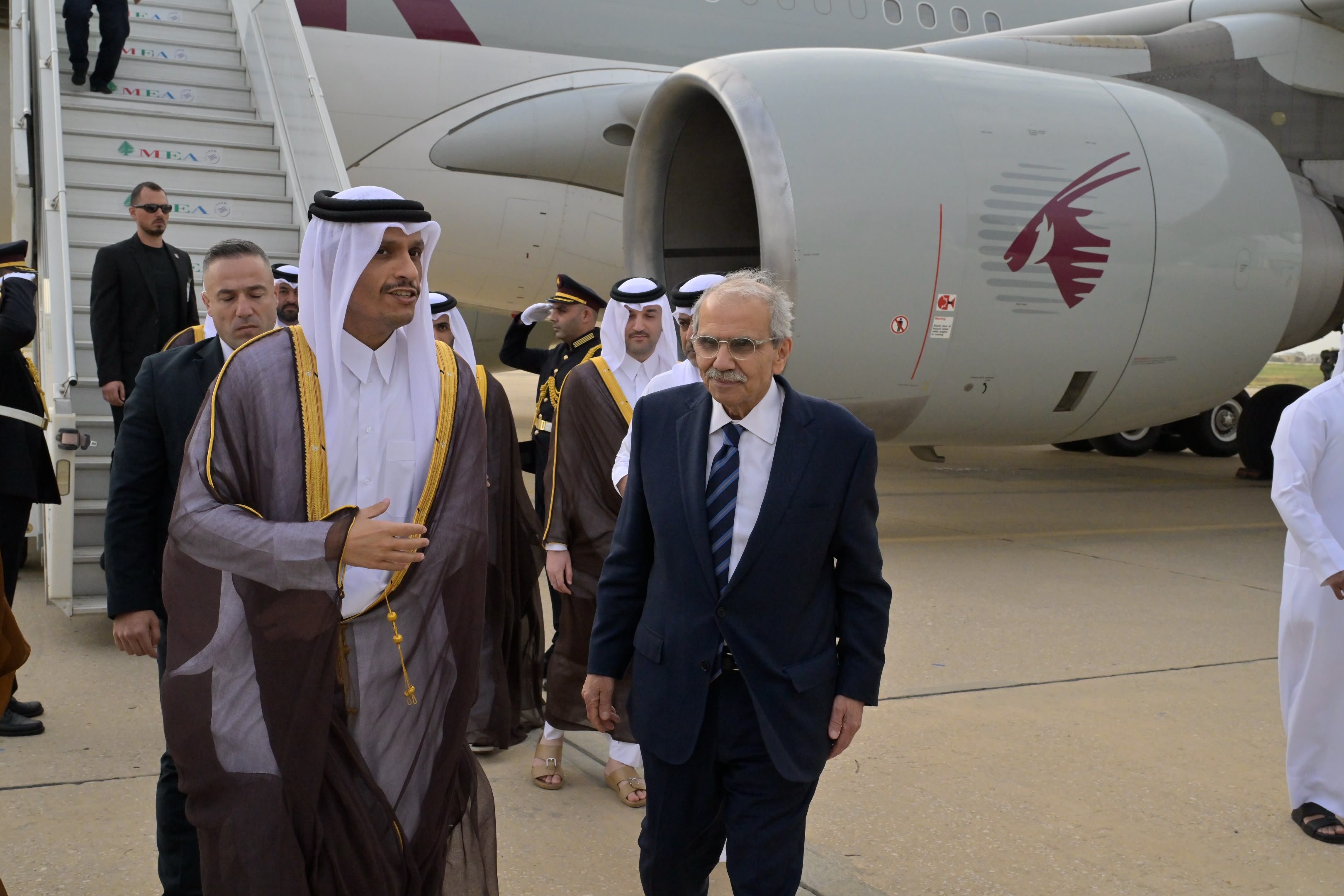 رئيس وزراء قطر في بيروت.. رهان لبناني على دور الدوحة في تثبيت وقف النار
